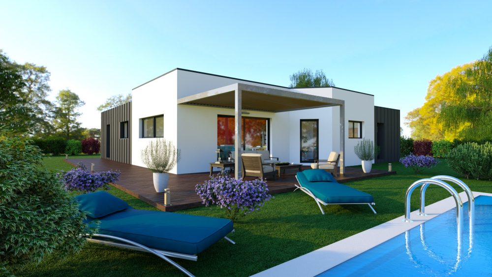 Maison contemporaine 105 m²