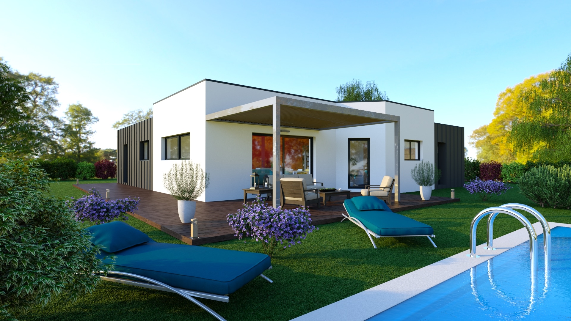 Maison neuve Loire Atlantique 111 000 € contemporaine -MF-Construction