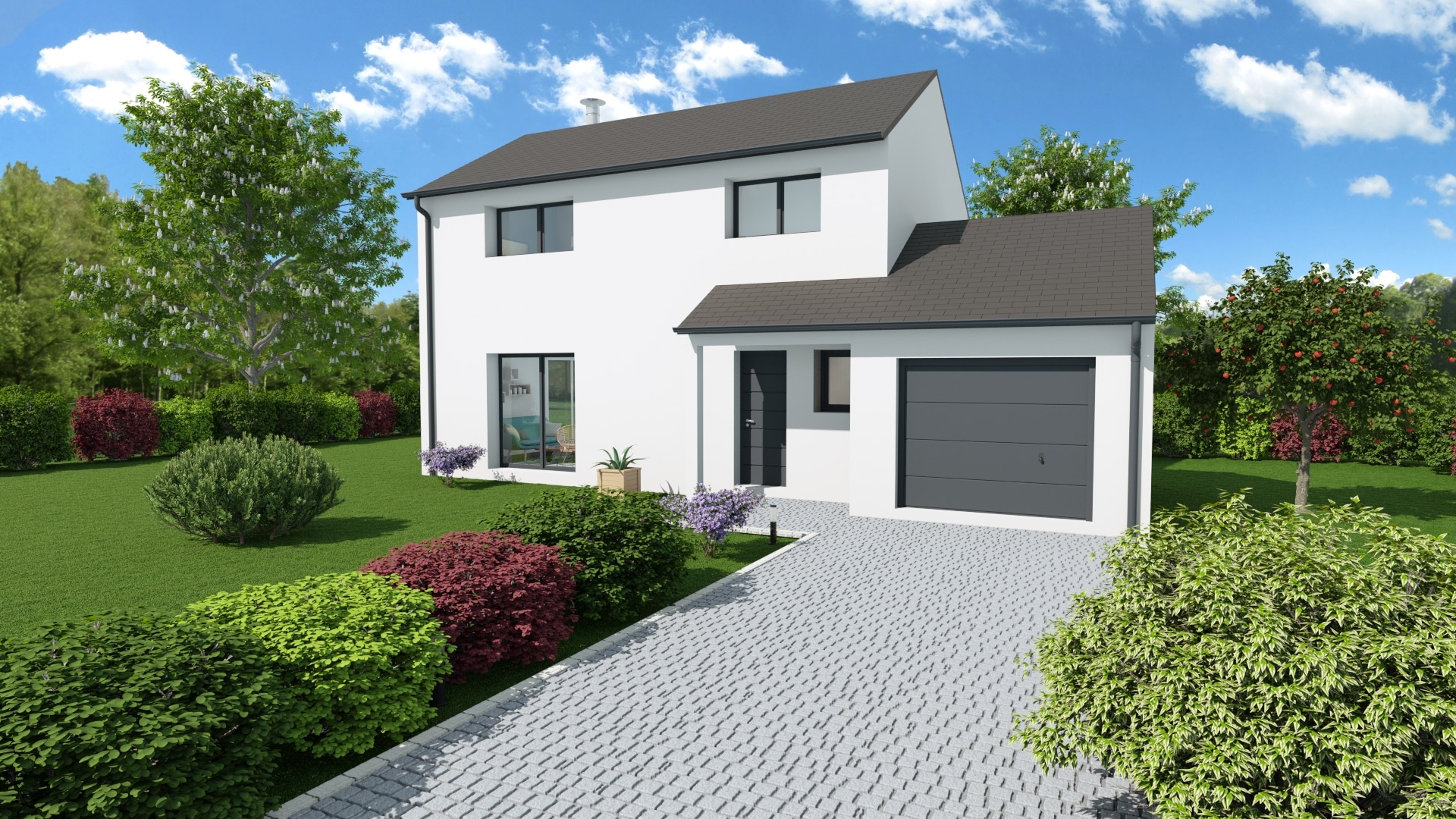 Maison Traditionnelle 115m2 Loire Atlantique MF Construction