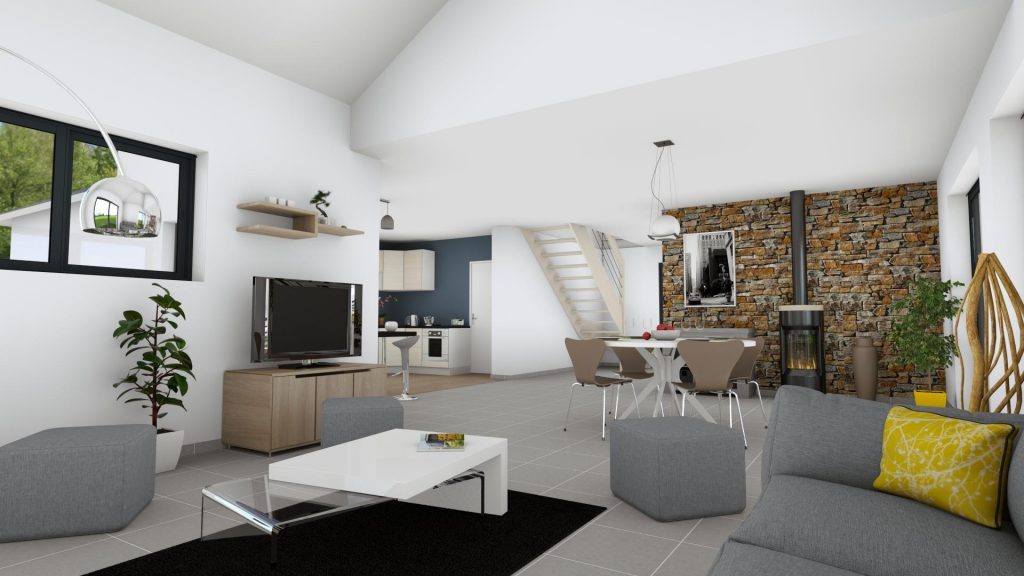Maison neuve 44 traditionnelle 169 000€-MF-Interieur-Construction