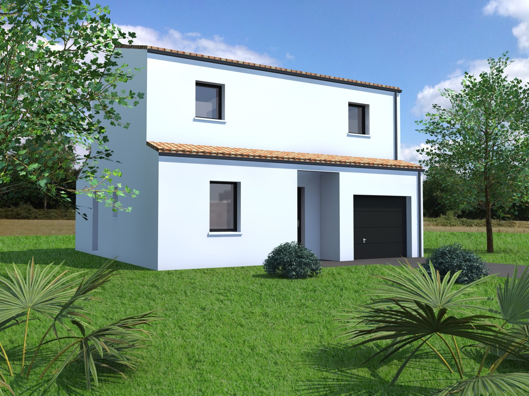 Plan Maison 4 Chambres Avec étage www.mf-construction.com