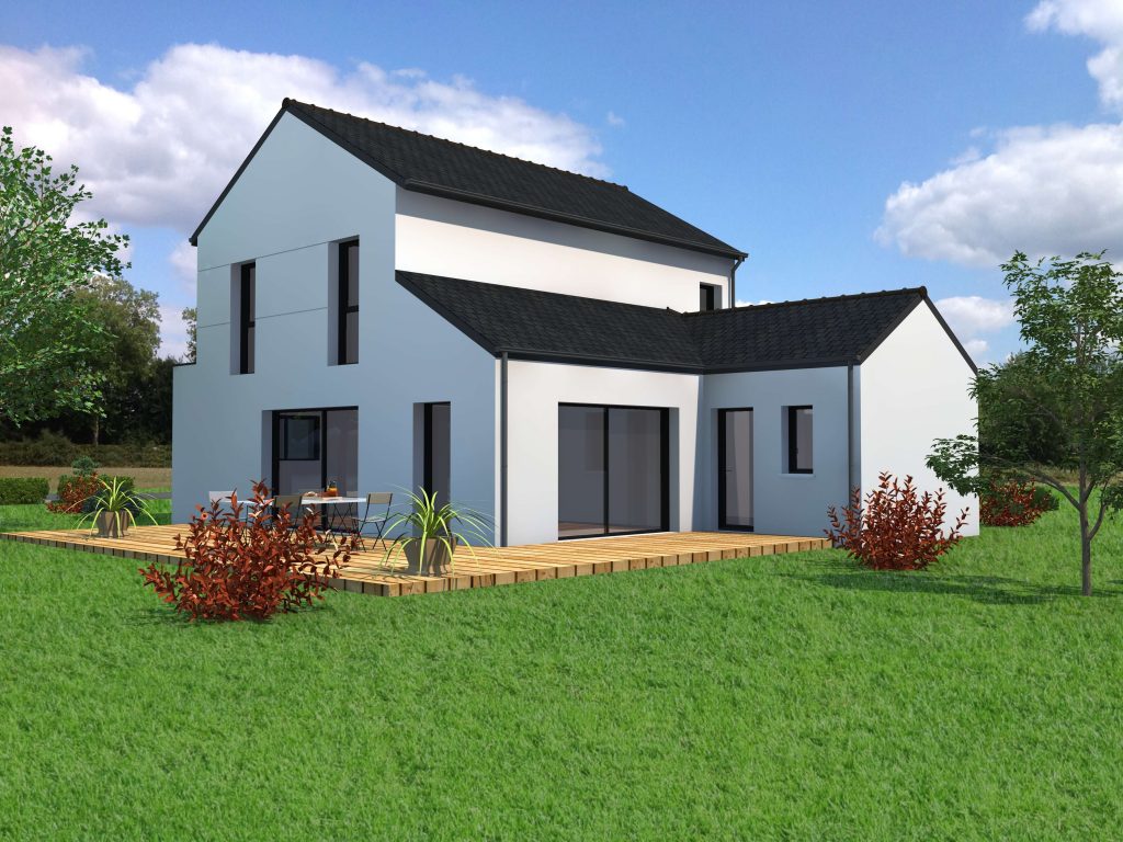 Plan Maison 4 Chambres Avec étage www.mf-construction.com