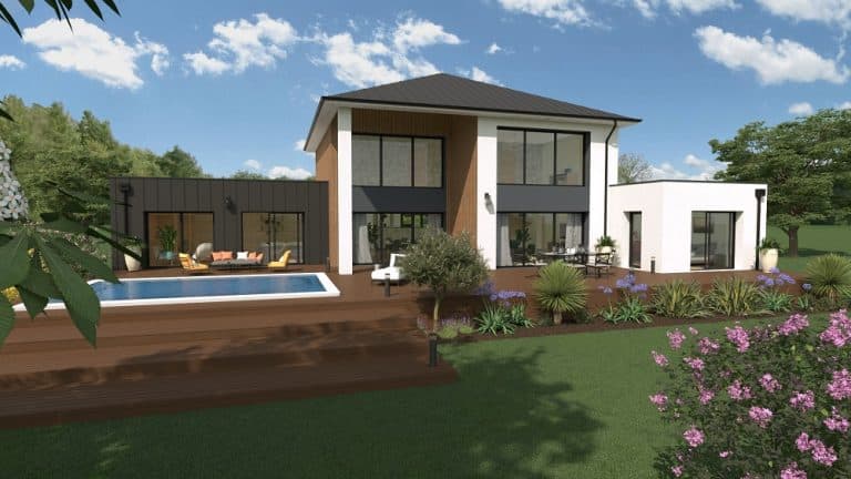 Maison haut de gamme constructeur-Sautron-44-MF-Construction