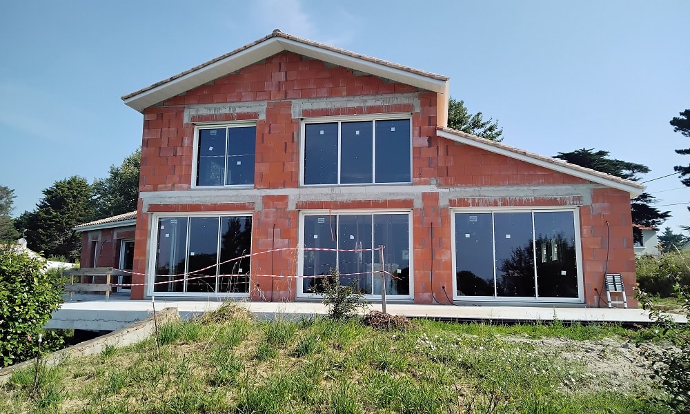 Construction de maison en brique-Saint macaire-en Mauges-44-MF-Construction