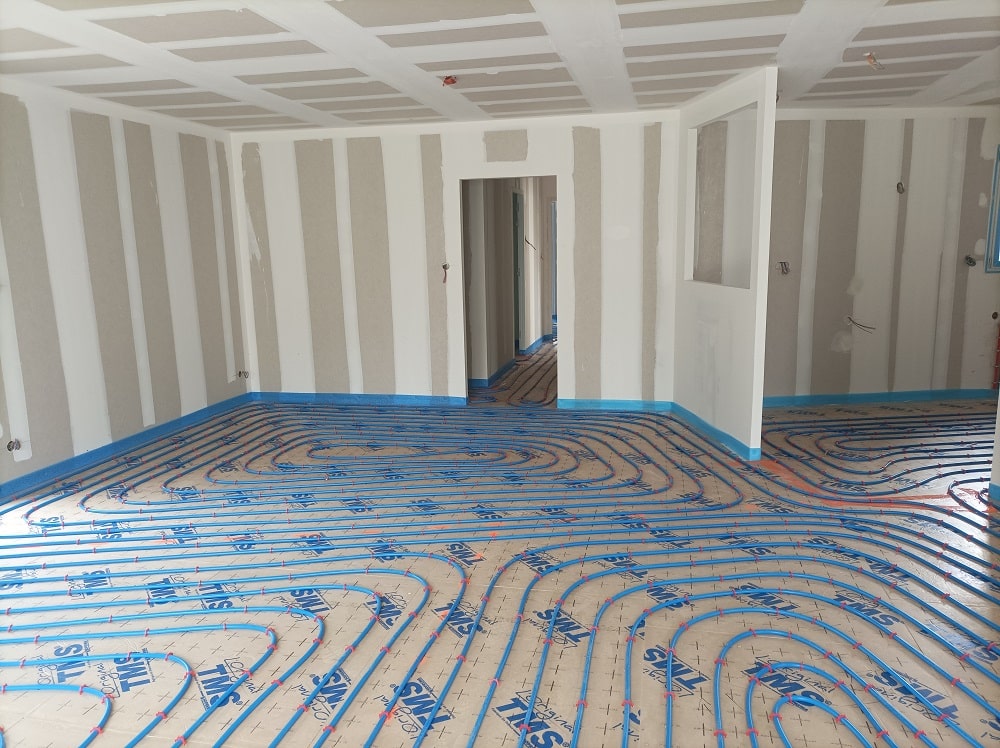 Pose plancher chauffant-44-MF-Construction