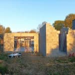Etapes de construction d'une maison-Elevation des murs-Nantes-44-MF-Construction