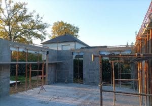 Etapes de construction d'une maison-Montage des murs-Nantes-44-MF-Construction