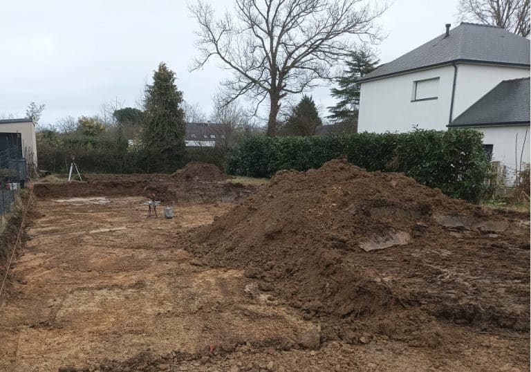 Etapes de construction d'une maison-Terrassement-MF-Construction