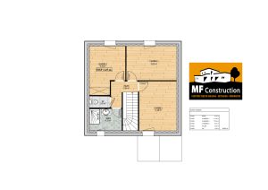 Maison neuve sur plan-3ch-73m2-garage-etage-Loire-Atlantique-44-MF-Construction