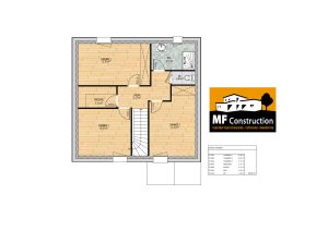 Maison neuve sur plan-3ch-790m2-garage-etage-Loire-Atlantique-44-MF-Construction