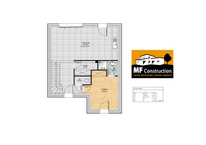 Maison neuve sur plan-4ch-87m2-etage-Loire-Atlantique-44-MF-Construction